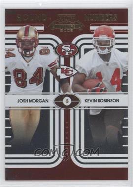 2008 Playoff Contenders - Round Numbers #32 - Josh Morgan, Kevin Robinson /500