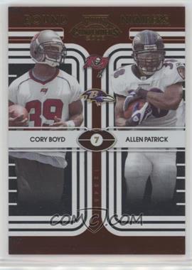 2008 Playoff Contenders - Round Numbers #34 - Cory Boyd, Allen Patrick /500