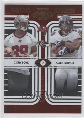 2008 Playoff Contenders - Round Numbers #34 - Cory Boyd, Allen Patrick /500