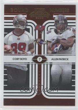 2008 Playoff Contenders - Round Numbers #34 - Cory Boyd, Allen Patrick /500