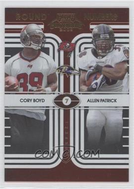 2008 Playoff Contenders - Round Numbers #34 - Cory Boyd, Allen Patrick /500