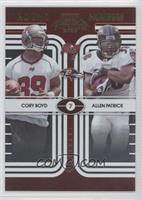 Cory Boyd, Allen Patrick #/500