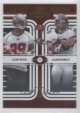 2008 Playoff Contenders - Round Numbers #34 - Cory Boyd, Allen Patrick /500