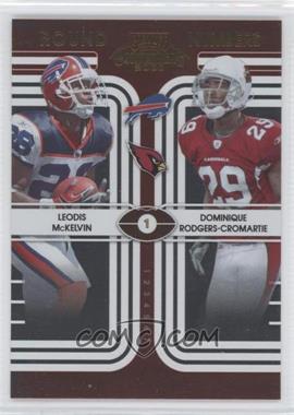 2008 Playoff Contenders - Round Numbers #6 - Leodis McKelvin, Dominique Rodgers-Cromartie /500