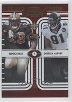 Sedrick Ellis, Derrick Harvey #/500