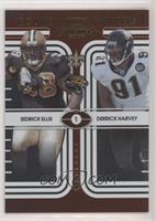 Sedrick Ellis, Derrick Harvey #/500