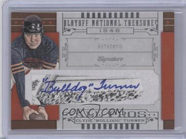 2008 Playoff National Treasures - All Pros - Cut Signatures #8 - Clyde "Bulldog" Turner /58