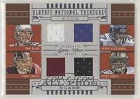 Tom Brady, Shaun Alexander, Chris Cooley, Steve Smith #/25