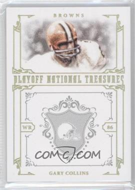 2008 Playoff National Treasures - [Base] - Gold #89 - Gary Collins /5