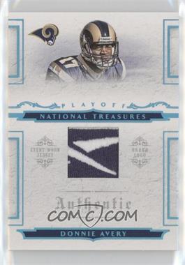2008 Playoff National Treasures - [Base] - Prime Materials Brand Logo #118 - Donnie Avery /10
