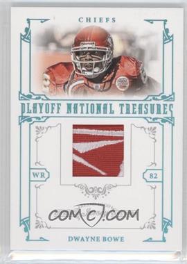 2008 Playoff National Treasures - [Base] - Prime Materials Brand Logo #52 - Dwayne Bowe /6