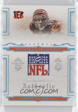 2008 Playoff National Treasures - [Base] - Prime Materials NFL Shield #117 - Andre Caldwell /1