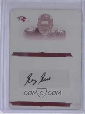 2008 Playoff National Treasures - [Base] - Printing Plate Magenta #107 - Ray Rice /1