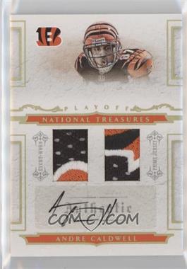 2008 Playoff National Treasures - [Base] - Rookie Gold Dual Materials Prime Signatures #117 - Andre Caldwell /10