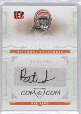 2008 Playoff National Treasures - [Base] #186 - Pat Sims /99