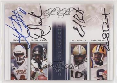 2008 Playoff National Treasures - Pen Pals #PP-LSDJEBED - Limas Sweed, Dexter Jackson, Earl Bennett, Early Doucet