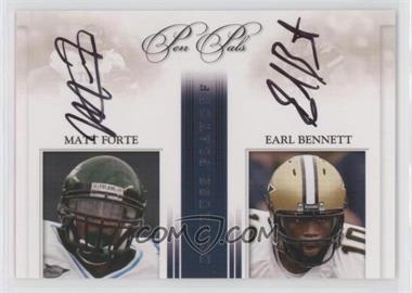 2008 Playoff National Treasures - Pen Pals #PP-MFEB - Matt Forte, Earl Bennett