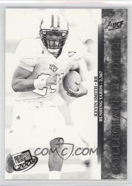 2008 Press Pass - [Base] - Black and White #63 - Collegiate Leaders - Kevin Smith
