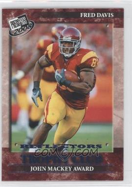 2008 Press Pass - [Base] - Blue Reflectors #55 - Trophy Club - Fred Davis