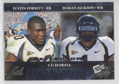 2008 Press Pass - [Base] - Blue Reflectors #96 - Teammates - Justin Forsett, DeSean Jackson