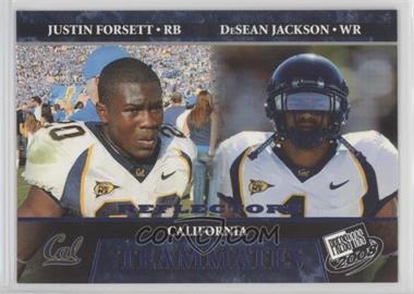 2008 Press Pass - [Base] - Blue Reflectors #96 - Teammates - Justin Forsett, DeSean Jackson