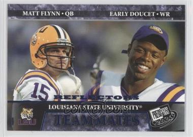 2008 Press Pass - [Base] - Blue Reflectors #97 - Teammates - Matt Flynn, Early Doucett