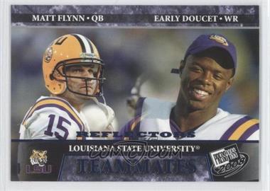 2008 Press Pass - [Base] - Blue Reflectors #97 - Teammates - Matt Flynn, Early Doucett