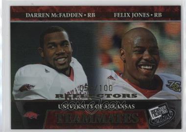 2008 Press Pass - [Base] - Reflectors Proof #100 - Teammates - Darren McFadden, Felix Jones /100 [Good to VG‑EX]