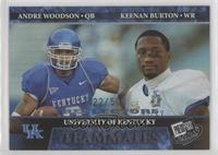 Teammates - Andre Woodson, Keenan Burton [EX to NM] #/500