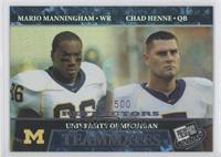 Chad Henne, Mario Manningham #/500