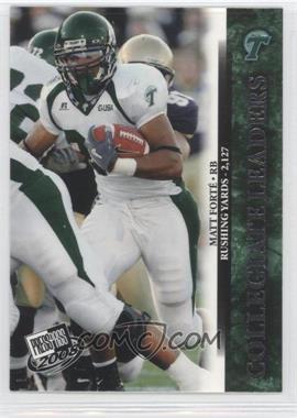 2008 Press Pass - [Base] #64 - Collegiate Leaders - Matt Forte