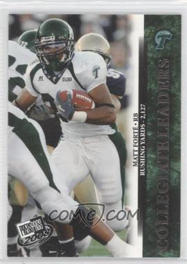 2008 Press Pass - [Base] #64 - Collegiate Leaders - Matt Forte