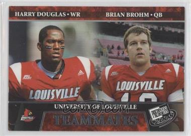 2008 Press Pass - [Base] #92 - Teammates - Harry Douglas, Brian Brohm [EX to NM]