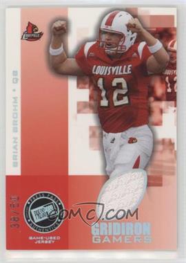 2008 Press Pass - Gridiron Gamers - Holofoil #GG-BB - Brian Brohm /50