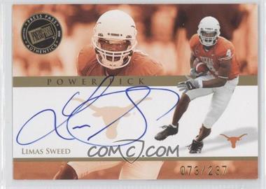 2008 Press Pass - Power Pick Autographs #PP-LS - Limas Sweed /237