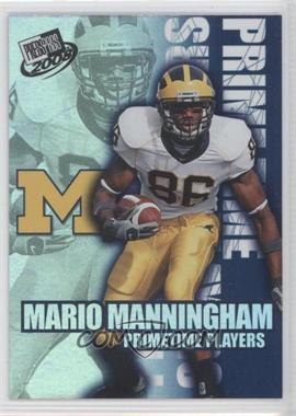 2008 Press Pass - Primetime Players #PP-14 - Mario Manningham