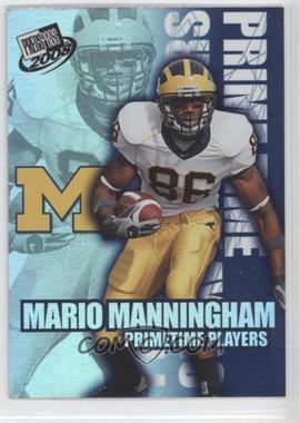 2008 Press Pass - Primetime Players #PP-14 - Mario Manningham