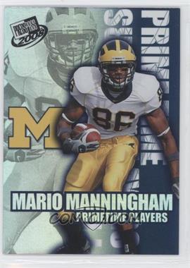 2008 Press Pass - Primetime Players #PP-14 - Mario Manningham