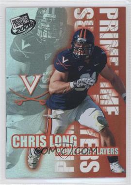 2008 Press Pass - Primetime Players #PP-2 - Chris Long