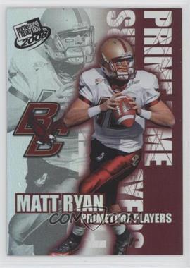 2008 Press Pass - Primetime Players #PP-3 - Matt Ryan