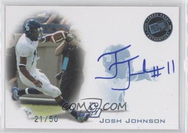 2008 Press Pass - Signings - Blue #PPS-JJ - Josh Johnson /50