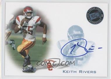 2008 Press Pass - Signings - Blue #PPS-KR - Keith Rivers /50