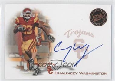 2008 Press Pass - Signings - Bronze #PPS-CW - Chauncey Washington