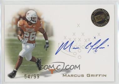 2008 Press Pass - Signings - Gold #PPS-MG - Marcus Griffin /99
