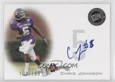 2008 Press Pass - Signings - Silver #PPS-CJ2 - Chris Johnson /199