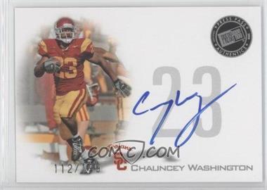 2008 Press Pass - Signings - Silver #PPS-CW - Chauncey Washington /199