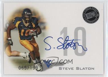 2008 Press Pass - Signings - Silver #PPS-SS - Steve Slaton /199