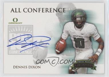 2008 Press Pass Legends - All Conference Autographs - Silver #AC-DD - Dennis Dixon /245