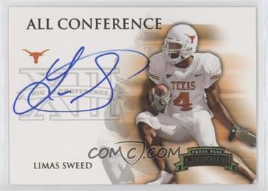 2008 Press Pass Legends - All Conference Autographs - Silver #AC-LS - Limas Sweed /150