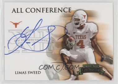 2008 Press Pass Legends - All Conference Autographs - Silver #AC-LS - Limas Sweed /150